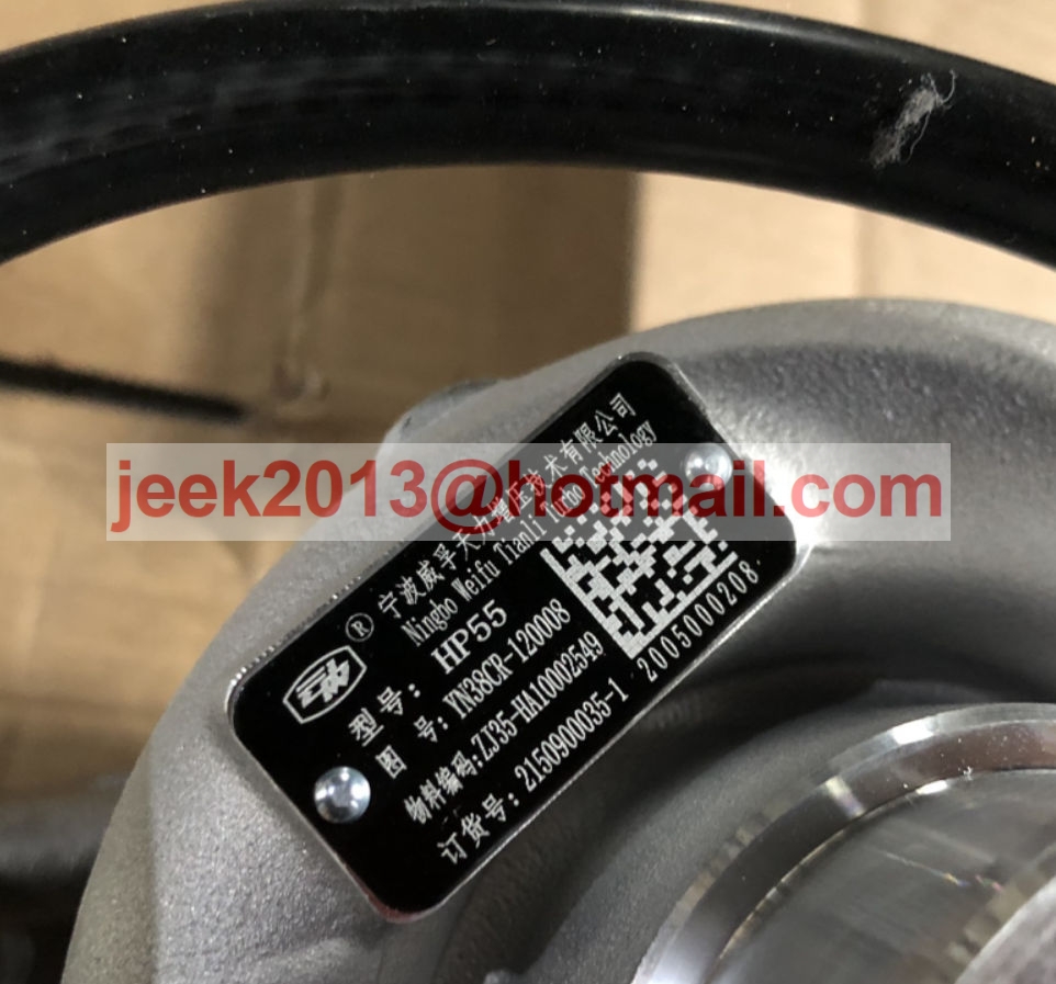 ZJ35-HA10002549 TURBOCHARGER FOR YUNNEI YN38GBZ YN36 ENGINE HP55 YN38CR-120008