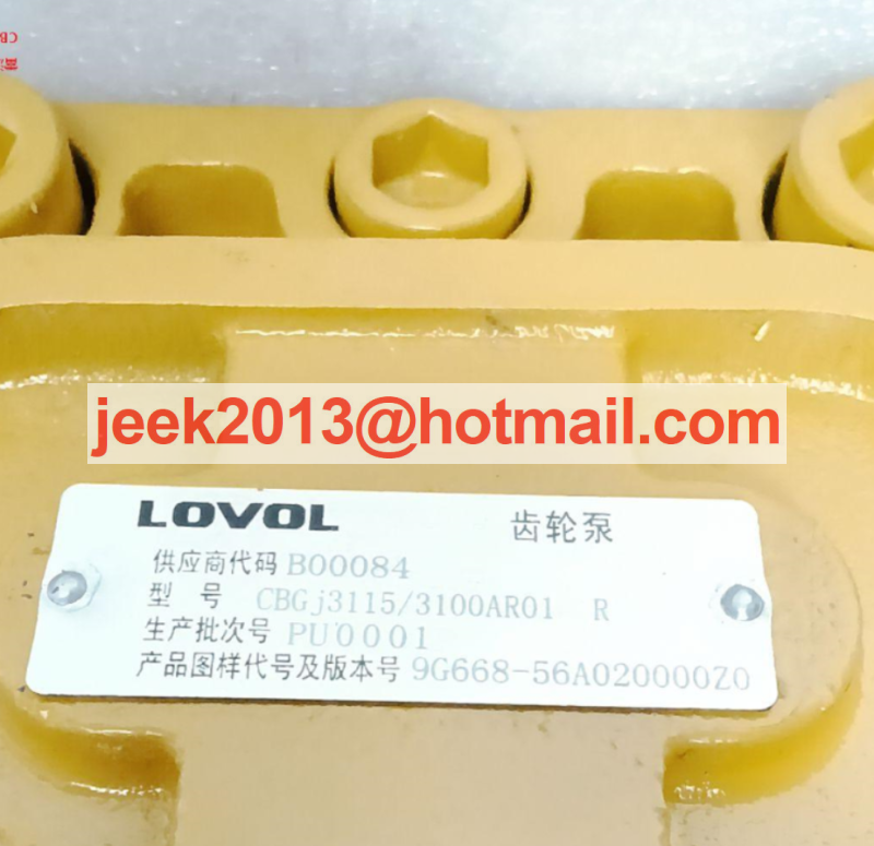 9G668-56A020000Z0 GEAR PUMP FOR LOVOL FL966H WHEEL LOADER CBGj31153100AR01-R
