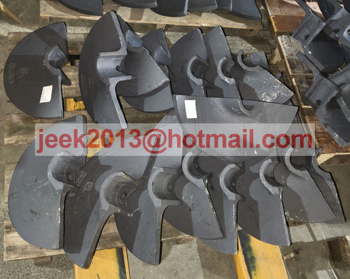XCMG RP603 RP903 PAVER PARTS WEAR PLATES 209901242 209901243 209901244 209901245 209901246 209901247