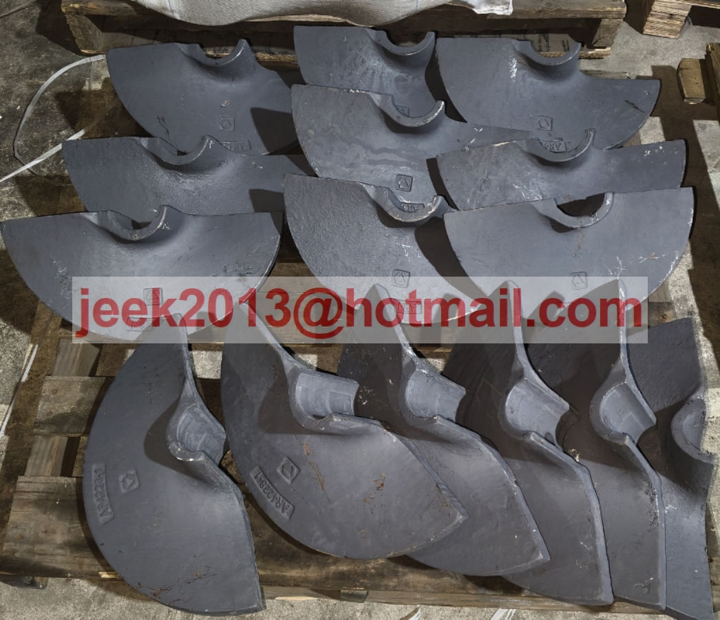 XCMG RP603 RP903 PAVER PARTS WEAR PLATES 209901242 209901243 209901244 209901245 209901246 209901247
